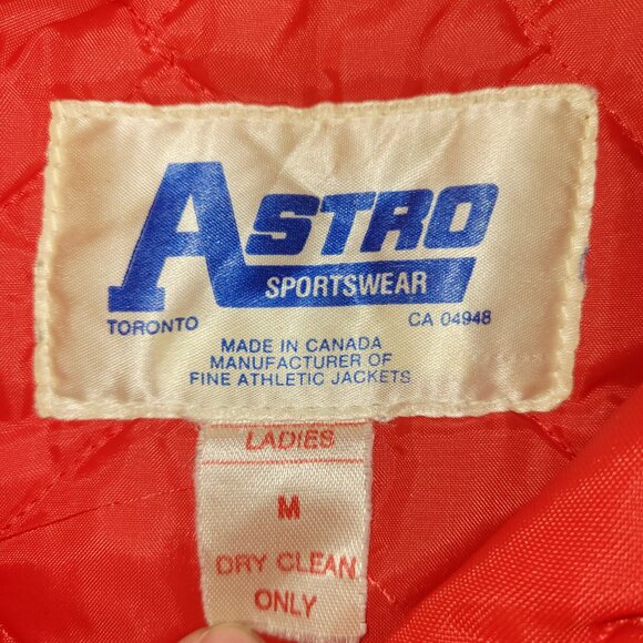 RCNA Canada Ottawa Hull Branch Vintage Snap-Up Jacket Womens size Medium - Picture 3 of 4